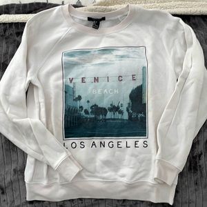Forever 21 Venice sweatshirt size L. Does run small. Worn 3 times total.